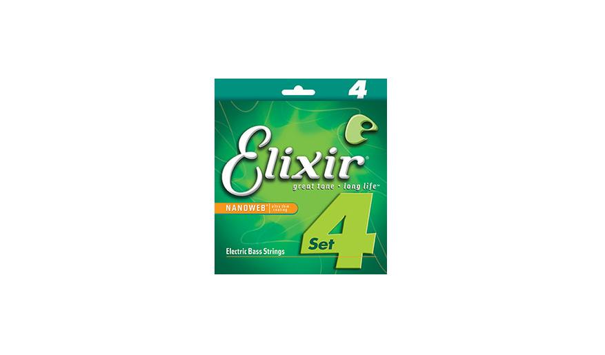 PRODUCTOS.Elixir Nickel Plated bass strings con NANOWEB