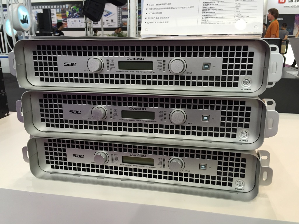 Amplificadores potentes de SAE Audio