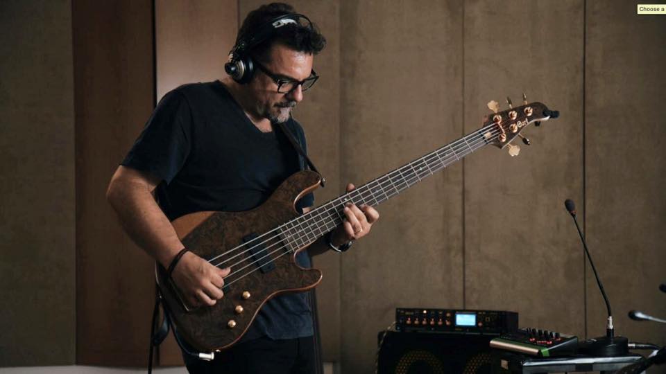 Durante la realización del video New House en Casa del Jazz studios en Roma-foto por Ivan D’antonio