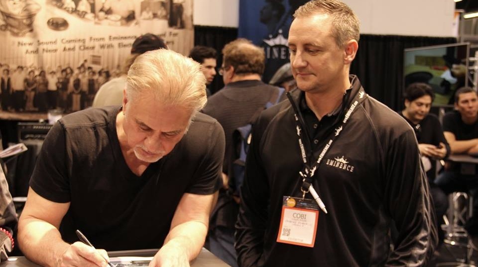 Artist Pete Anderson and Eminence’s Cobi Stein