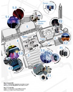 Mapa de Prolight + Sound Frankfurt 2016