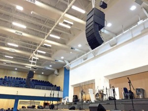parte de la instalación en la Iglesia Batista do Calvário (San Pablo, Brasil)