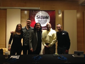 De izq a der: Meg Thomas,  Rich Stitzel, Victor Salazar, Billy Cobham y Joe Bergamini 