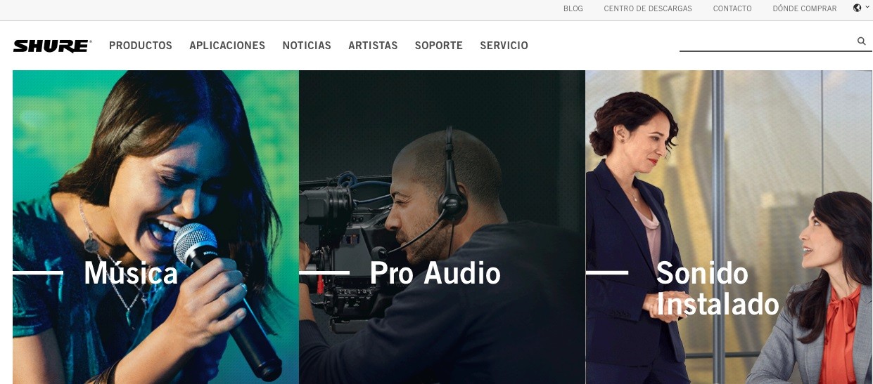 Shure web