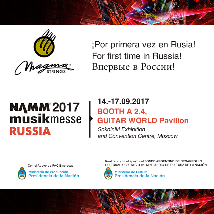 Posteo NAMM MUSIKMESSE RUSSIA -MAGMA