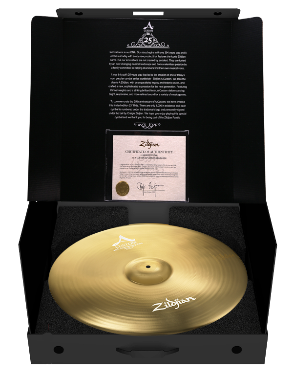 25th+Anniversary+Cymbal+in+Box