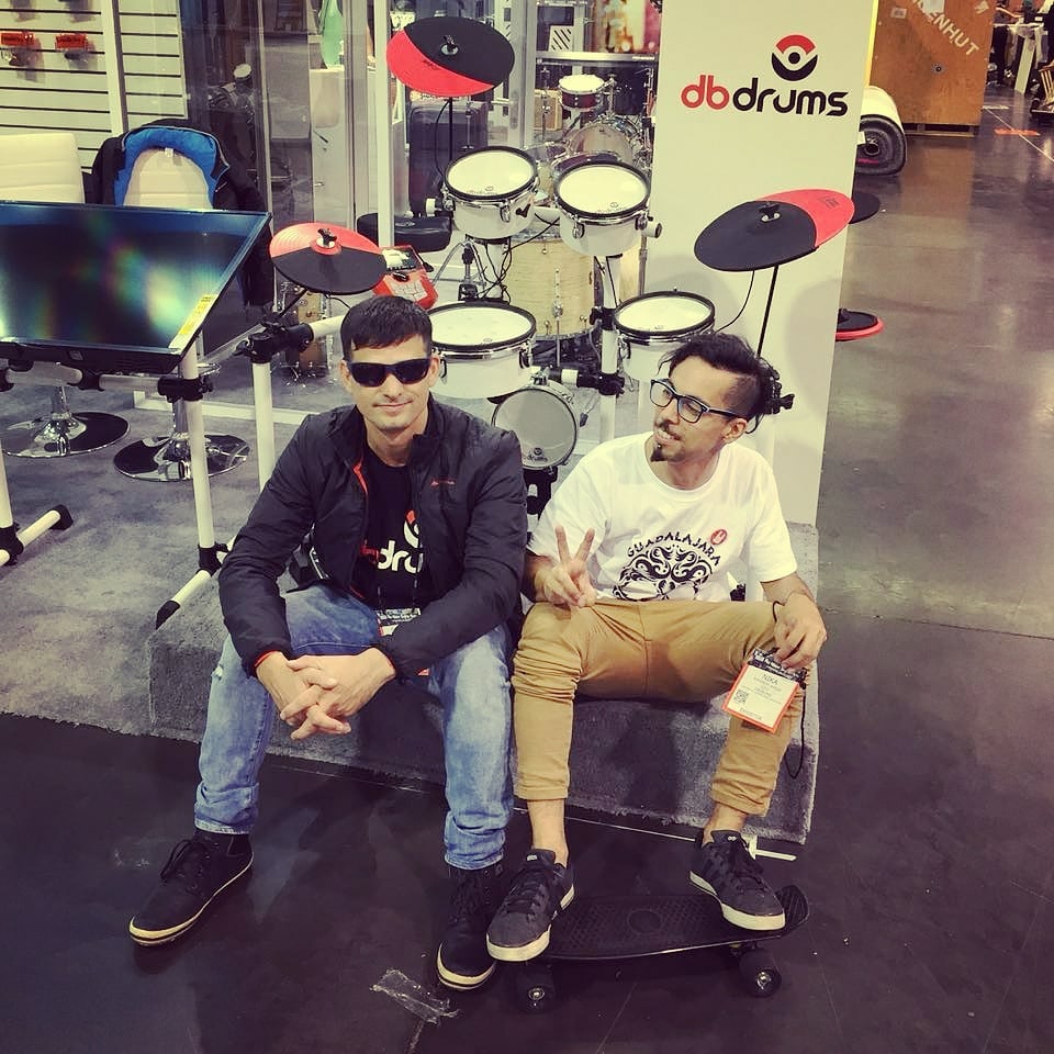 DBdrums Nikanor y Julian NAMM