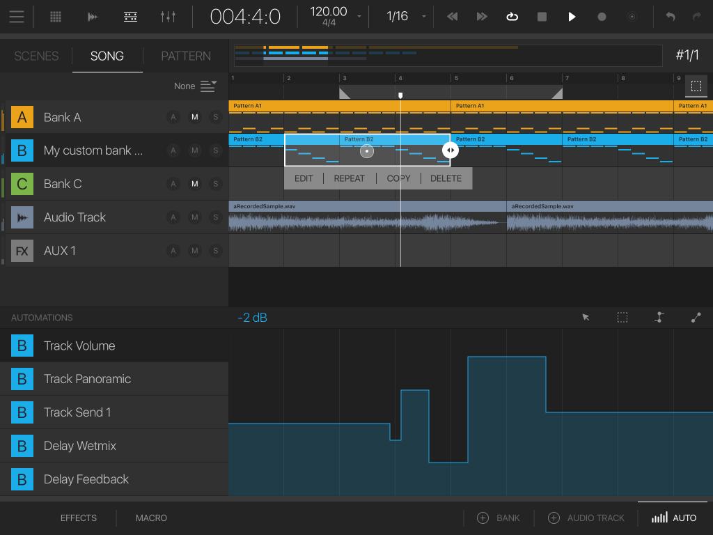 intua bm R Sequencer SongAutomation