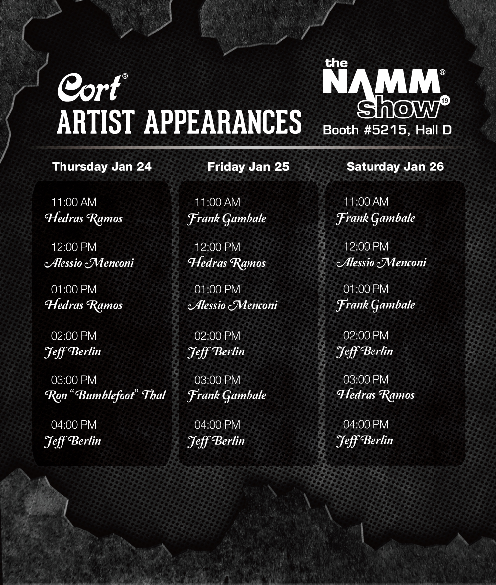 Cort en NAMM Cort en NAMM