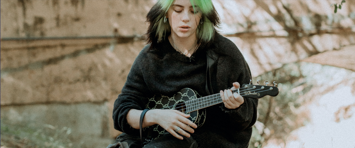 Fender Billie Eilish ukulele 1200x500