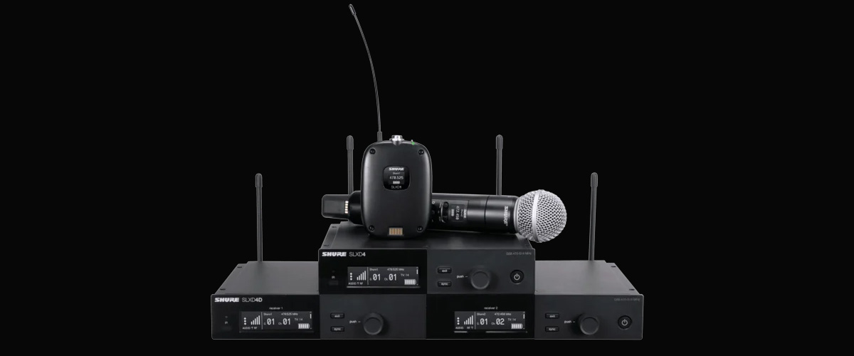 Shure SLX-D 1200×500