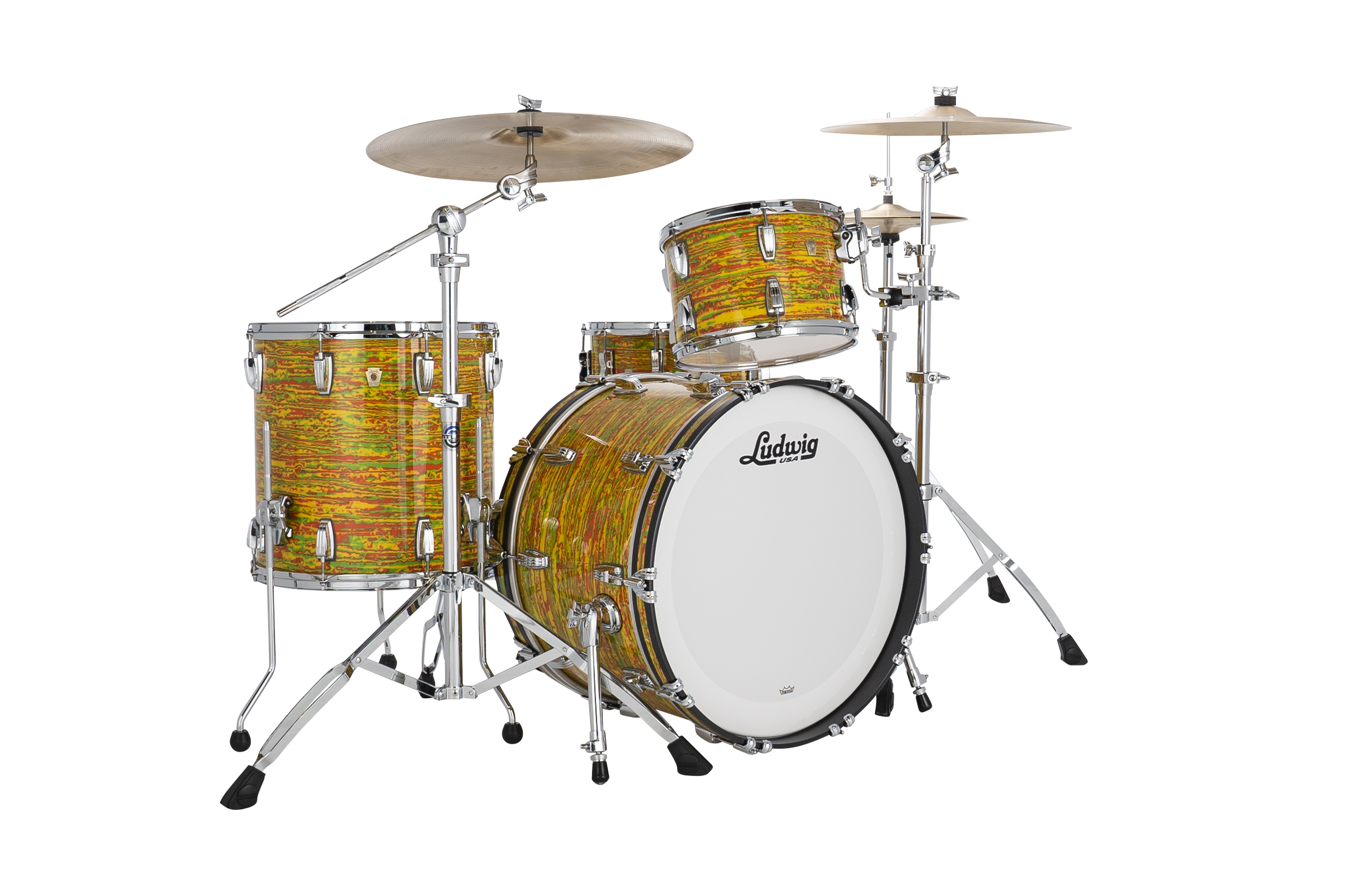 ludwig 1 L84233AXA3WC_Ludwig_Classic_Maple_Fab_Citrus_Mod_A