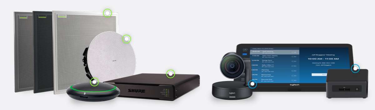 shure logitech 2