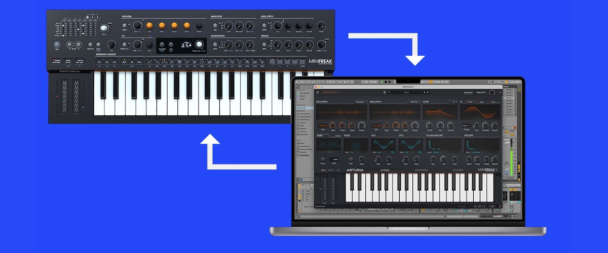 arturia minifreak V 1200x500